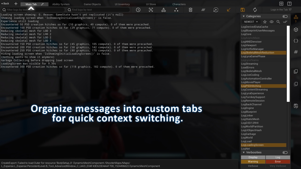 Advanced Game Logging (GLS) | Fab