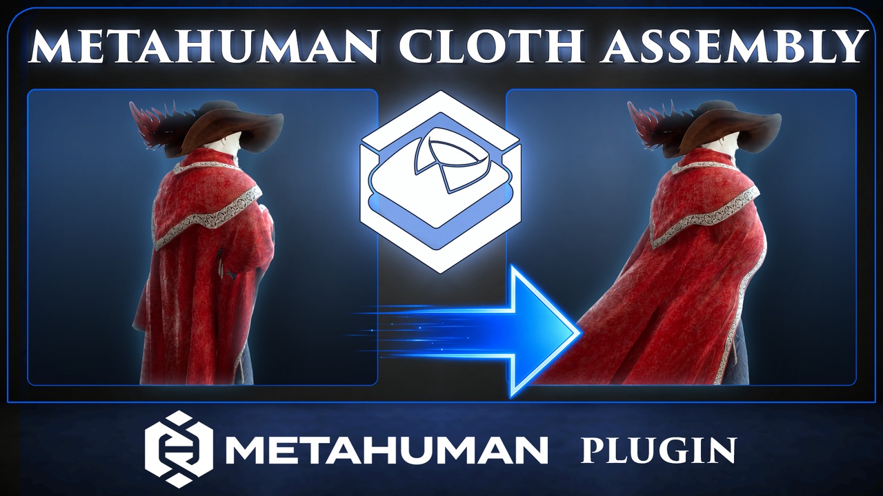 Media 1 for listing MetaHuman Cloth Assembly