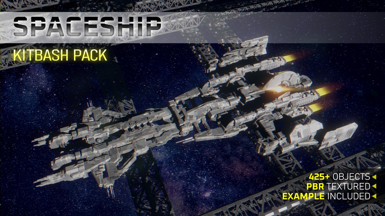 Media 1 for listing Spaceship Kitbash Pack