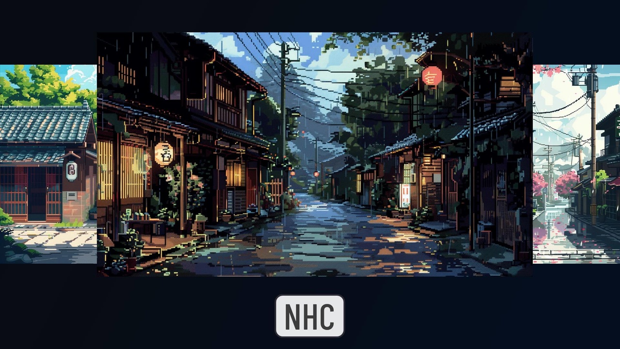 Media 1 for listing NHC - Japan Street Backgrounds