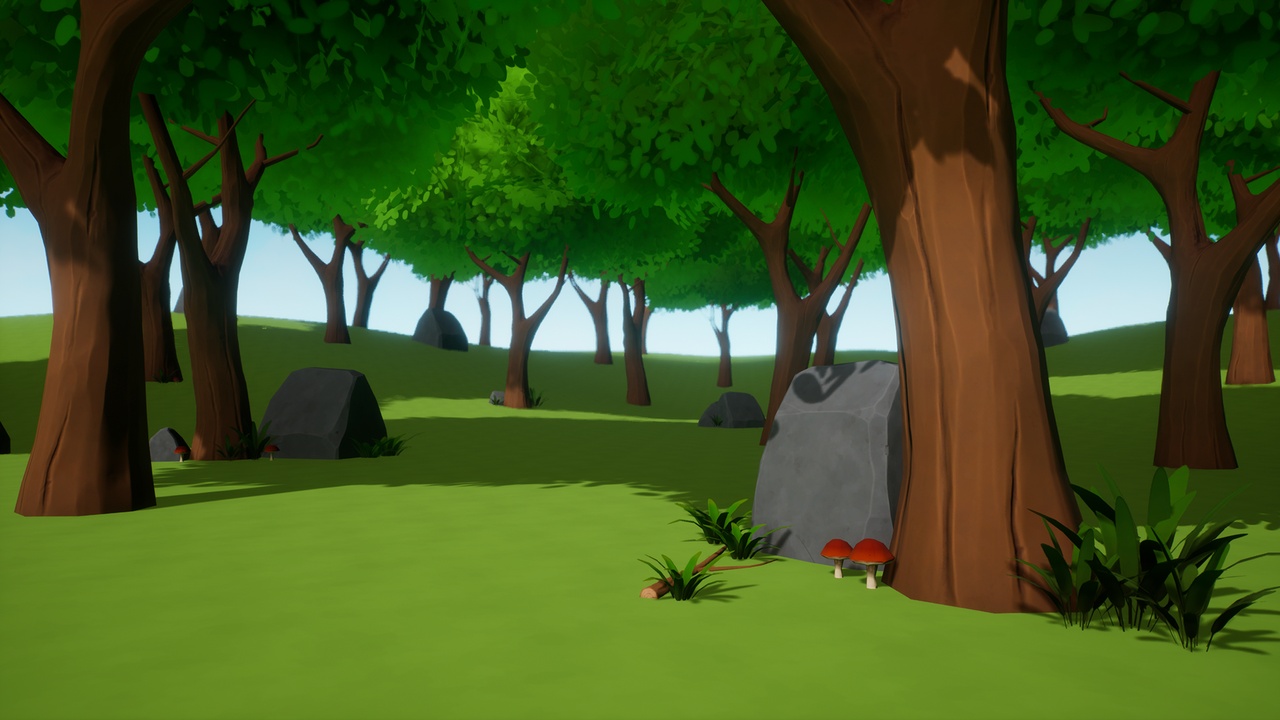 Media 1 for listing Stylized Low Poly Nature Lite