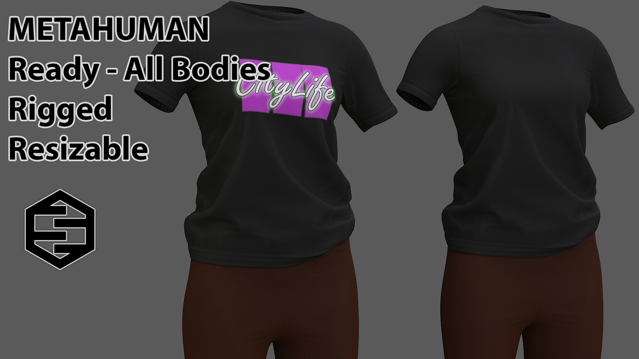 Media 1 for listing Female Dress 11 for UE5.6x All MetaHuman Body Ready Rigged Outfit