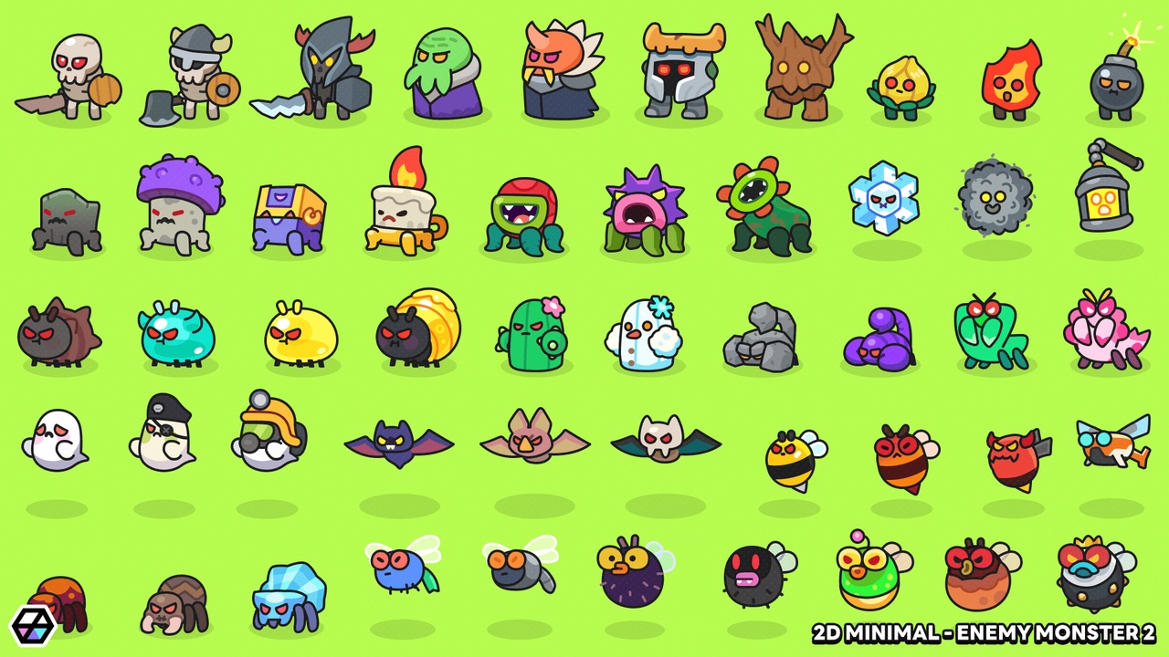 Media 1 for listing 2D Minimal - Enemy Monster 2