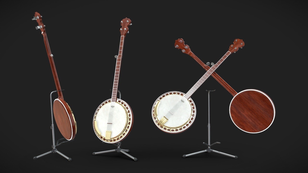 Media 1 for listing Banjo with Stand