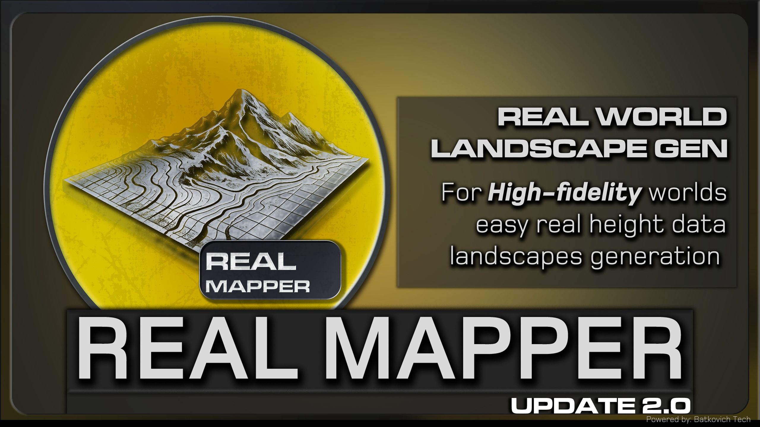 Media 1 for listing REAL MAPPER | Real World Landscape Gen