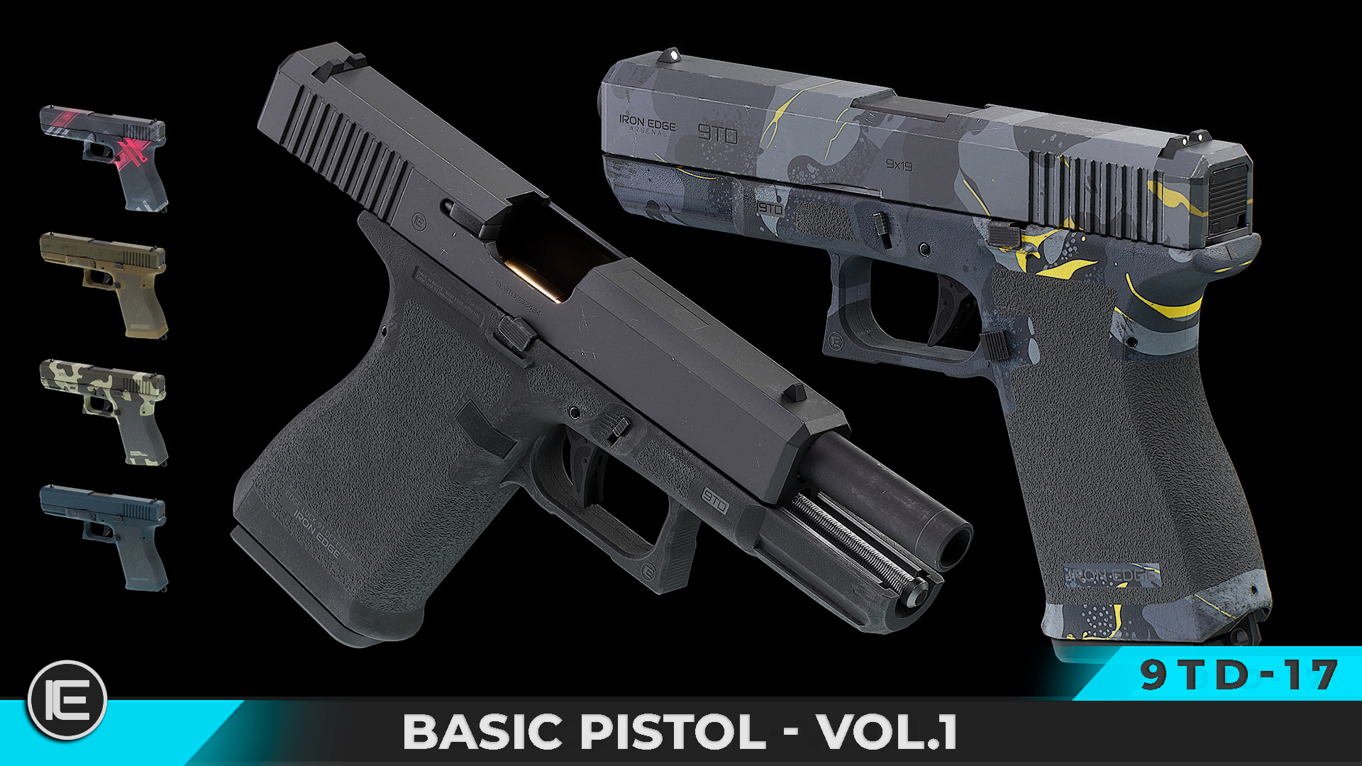 IE Pro Kit – Modern Austrian Pistol – 9TD-17