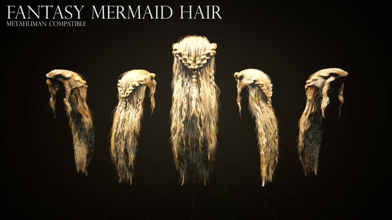 Media 1 for listing Fantasy Mermaid Hair