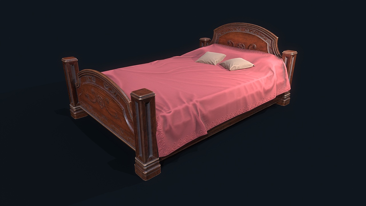 Media 1 for listing Antiquare Bed