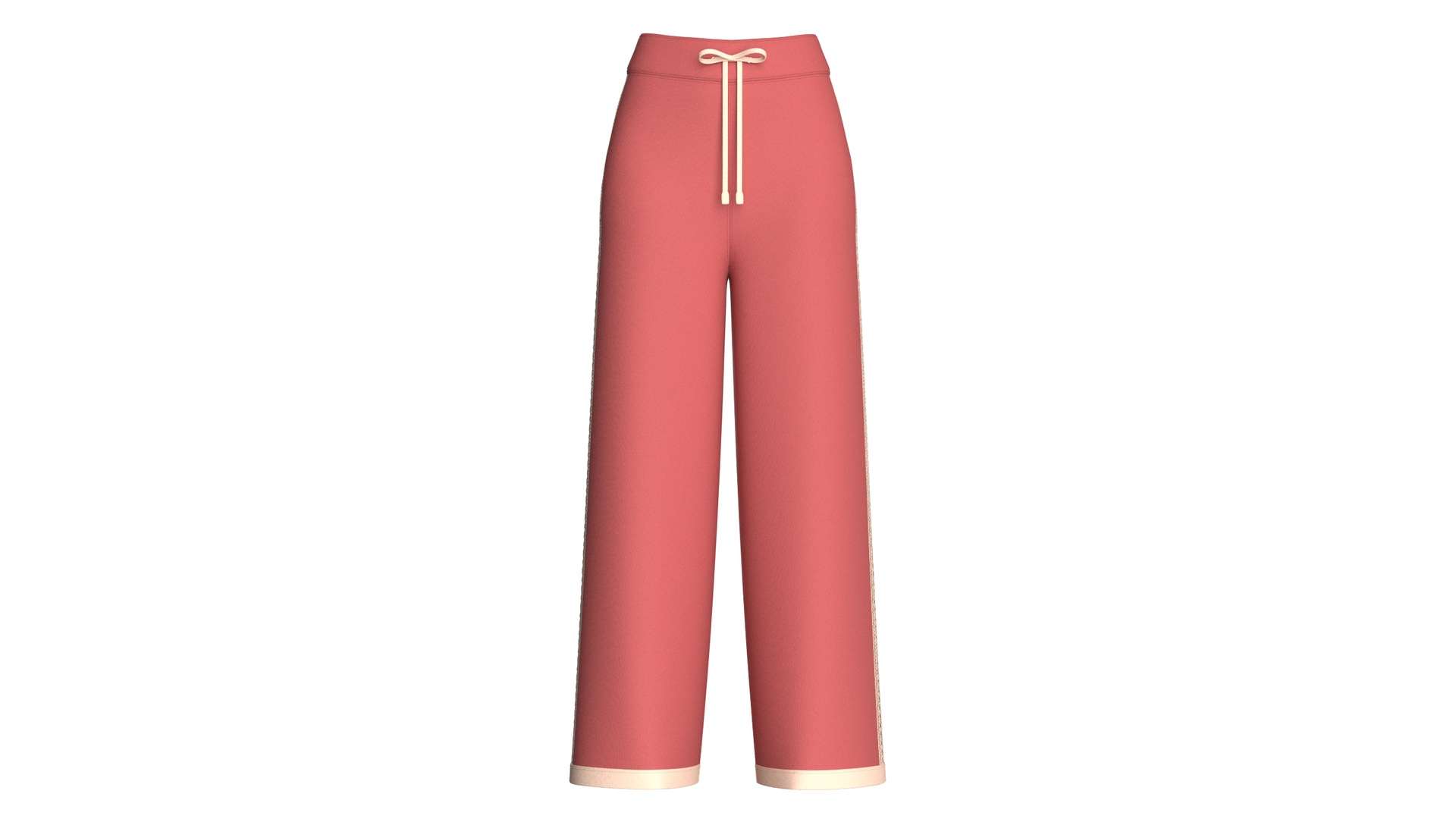 Media 1 for listing Girls Wide - Leg Side Lace Panel Sweatpant | High Poly
