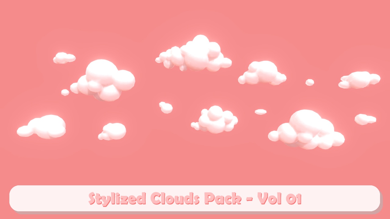 Media 1 for listing Stylized Clouds Collection
