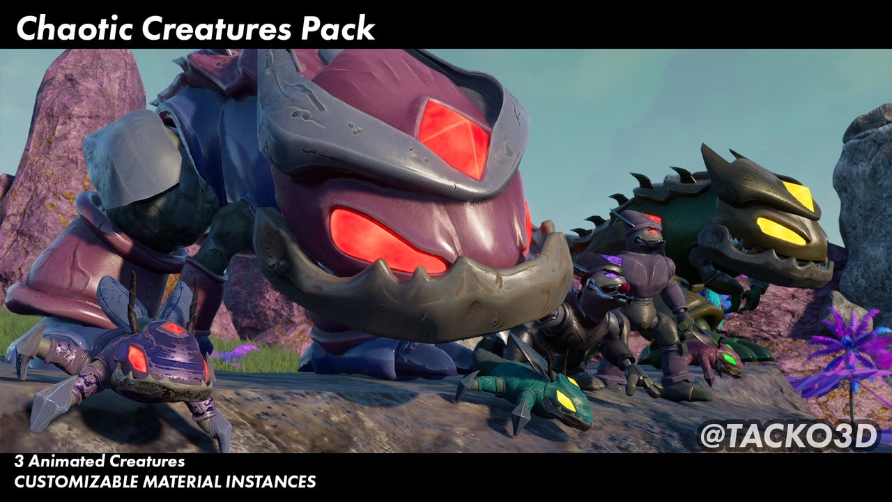 Media 1 for listing Alien Monsters and Insect - Chaotic Creatures Pack