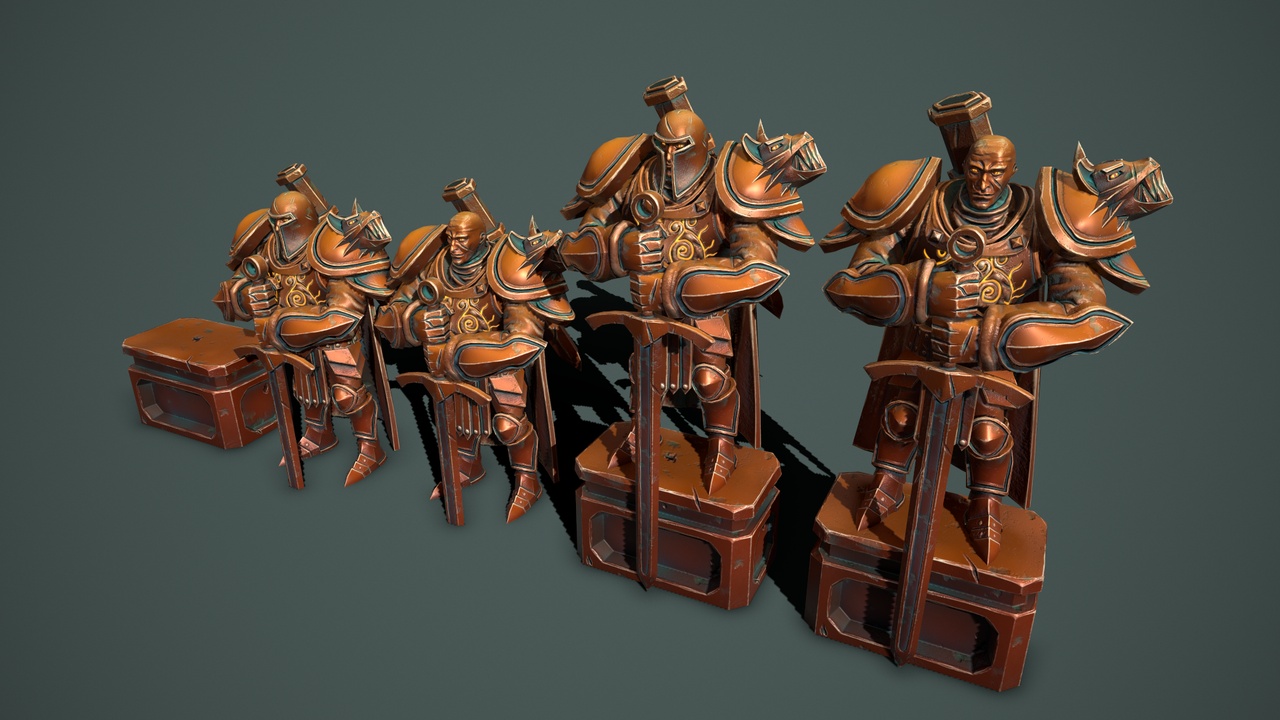 Media 1 for listing Statue knight