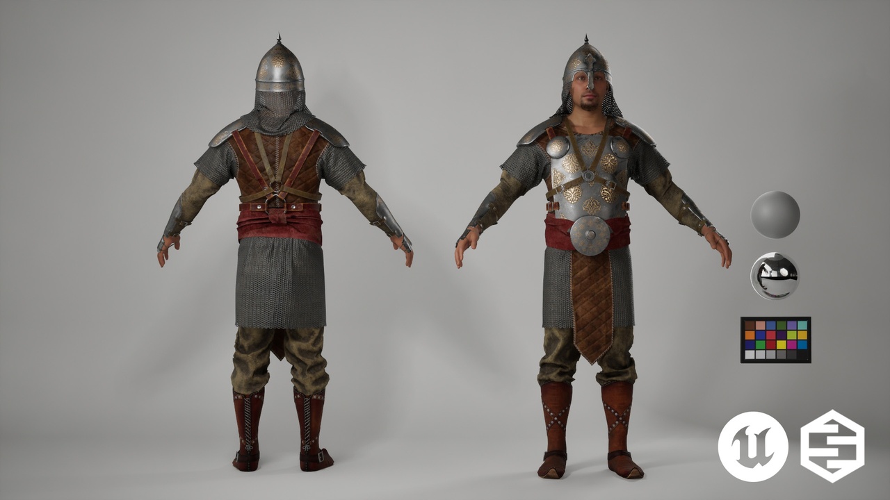 Media 1 for listing Medieval Warrior Outfit