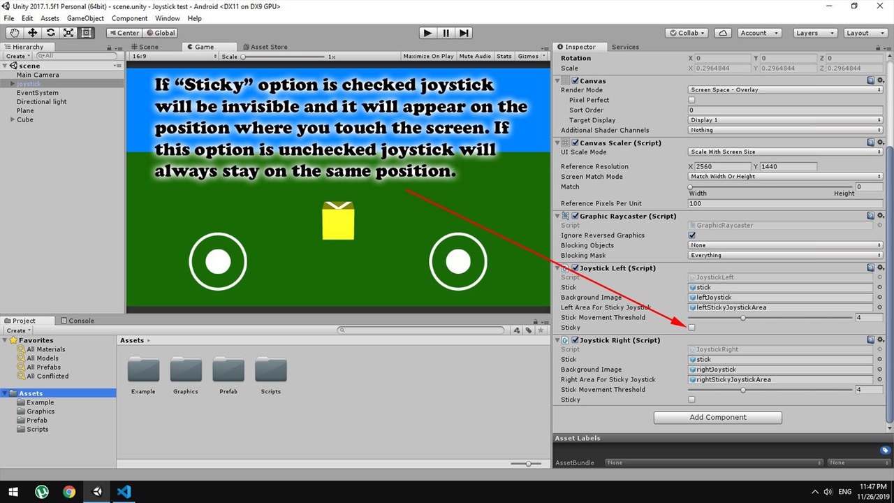 Media 1 for listing Joystick movement + rotation simple input multi touch virtual controls