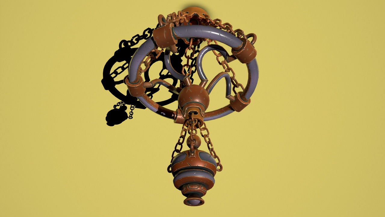 Media 1 for listing Bronze chandelier