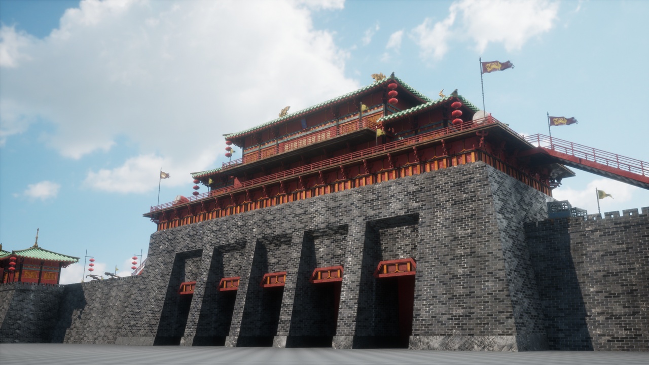 Media 1 for listing Ancient Chinese city wall modular pack