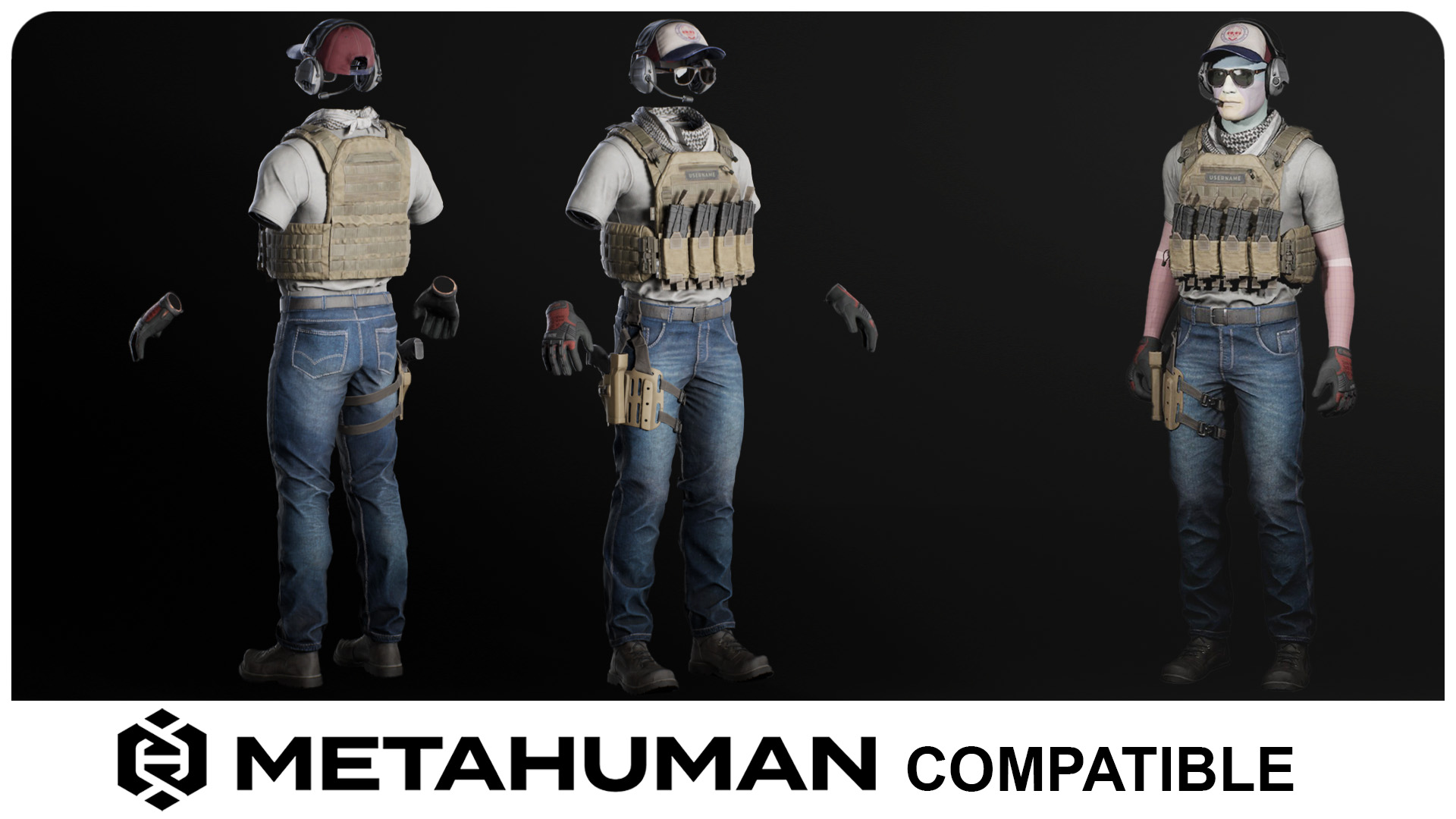 Casual Military Outfit 01 - Metahuman | Fab
