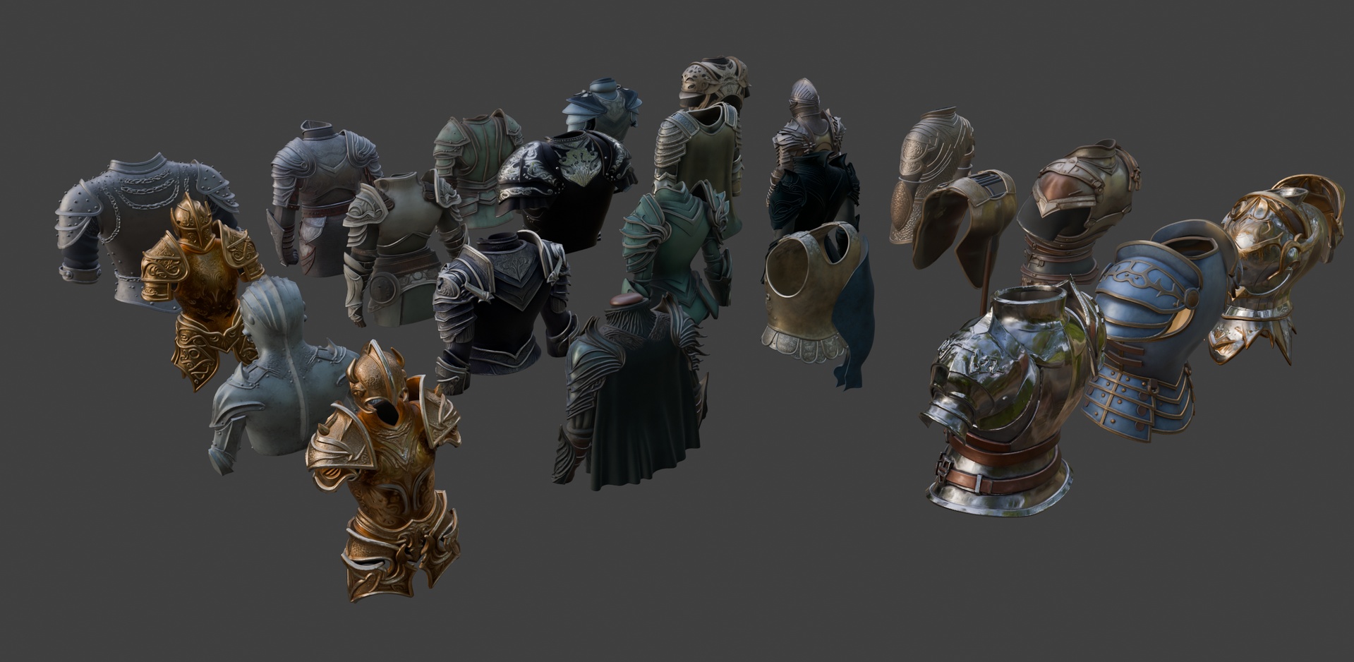 Media 1 for listing Medieval Fantasy Armor Pack🛡️