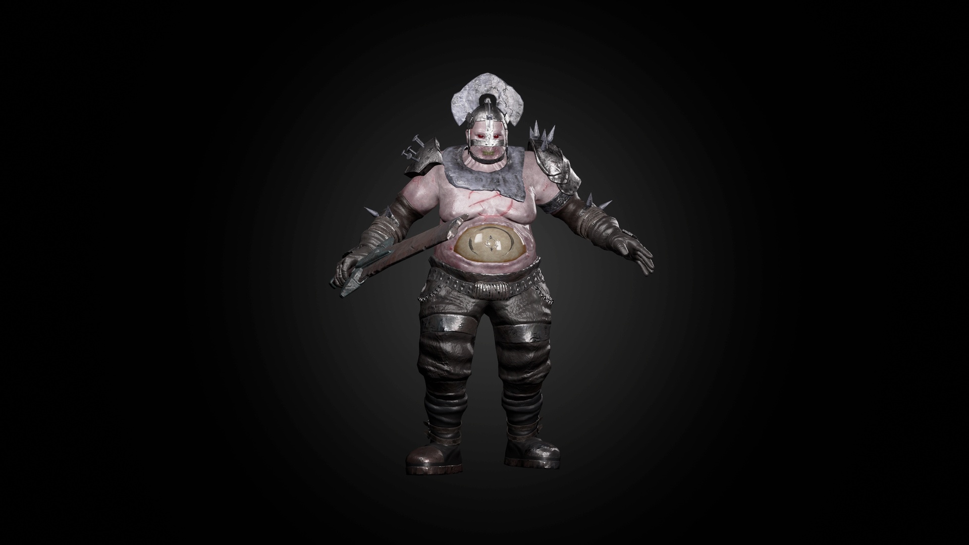 Media 1 for listing Modular Fantasy Warrior Monster Boss – Rigged & Animated