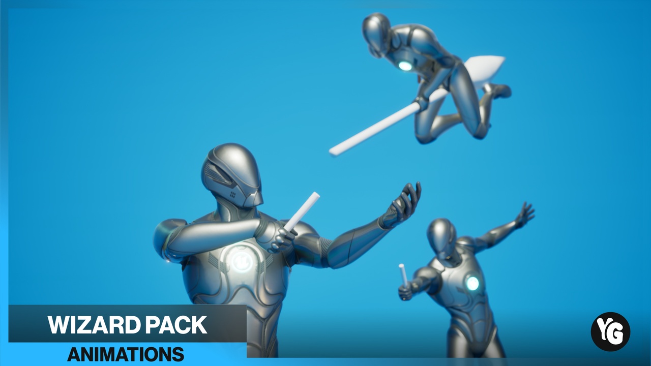 商品 94 Wizard Mocap Animations 的媒体 1