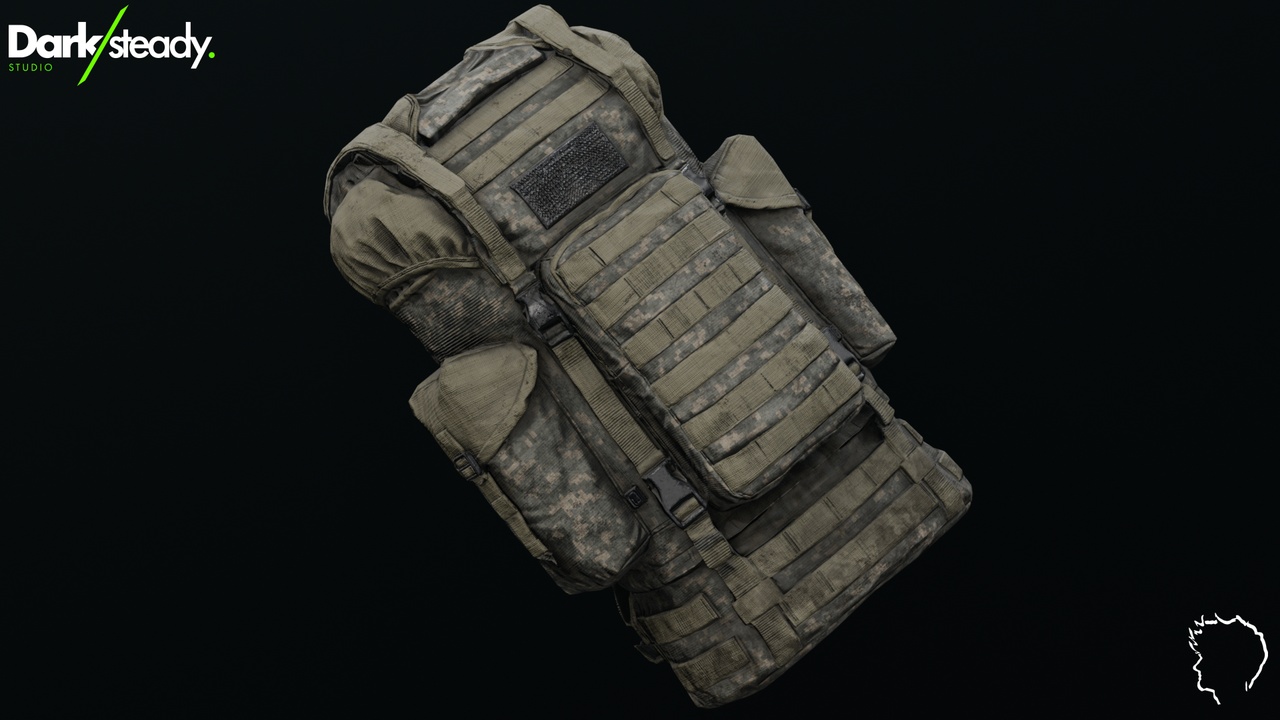 Media 1 for listing Tactical Backpack - PBR Game-Ready