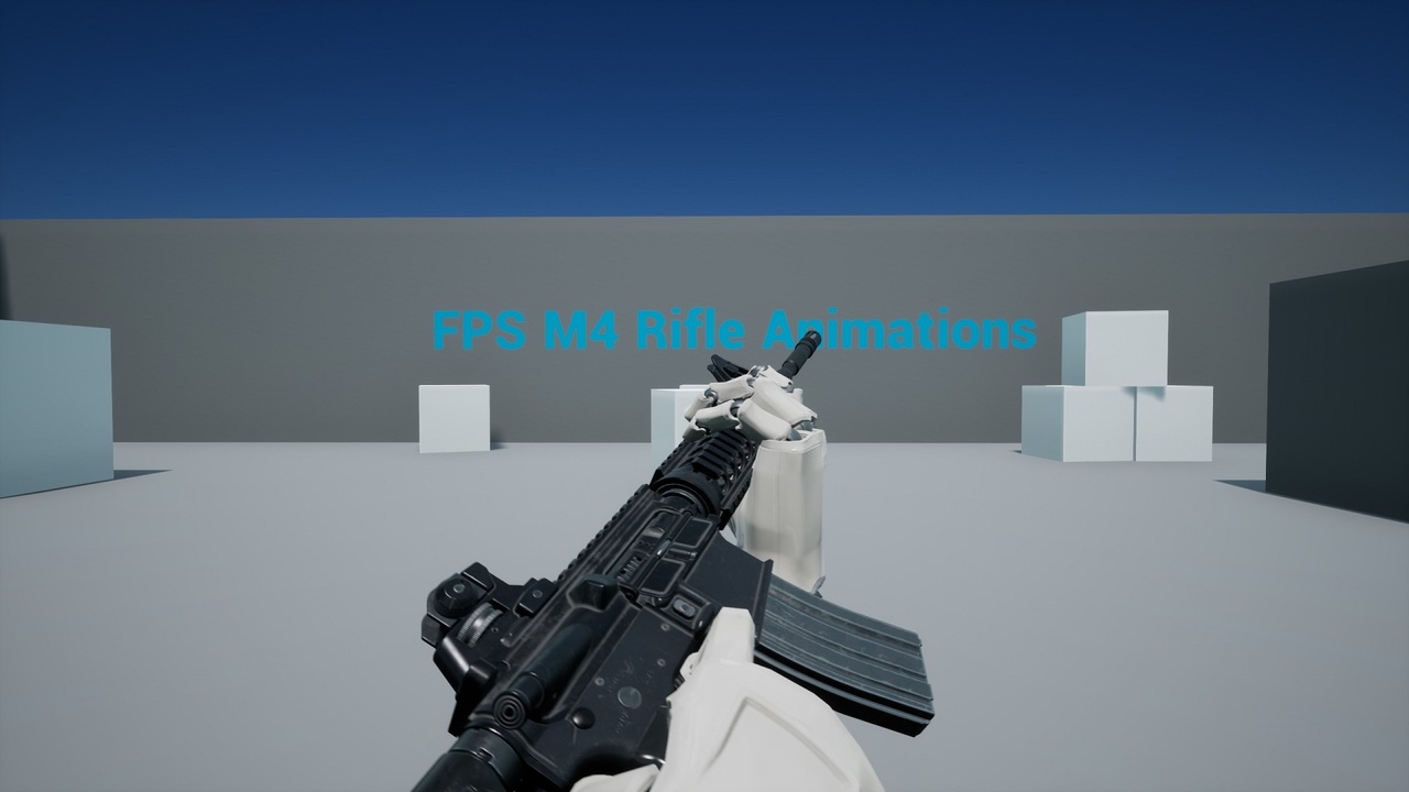 Media 1 for listing M4 Rifle FPS Animations