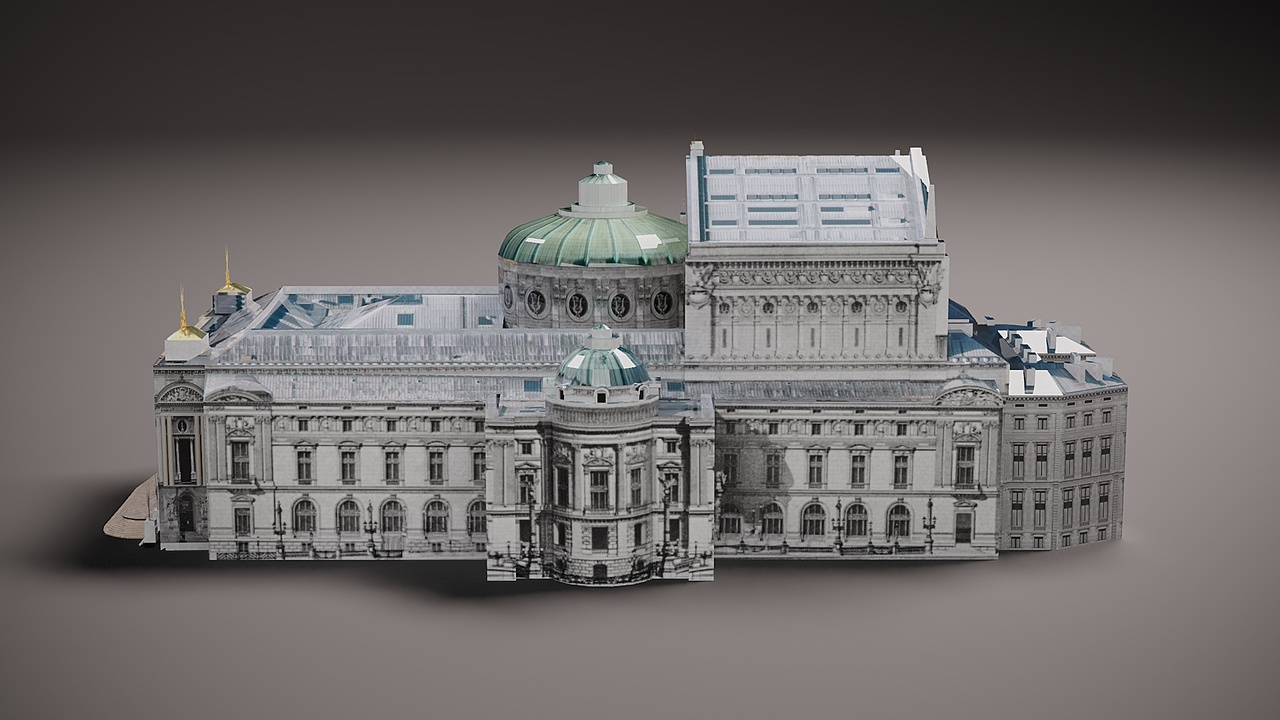 Media 1 for listing Opera garnier low poly