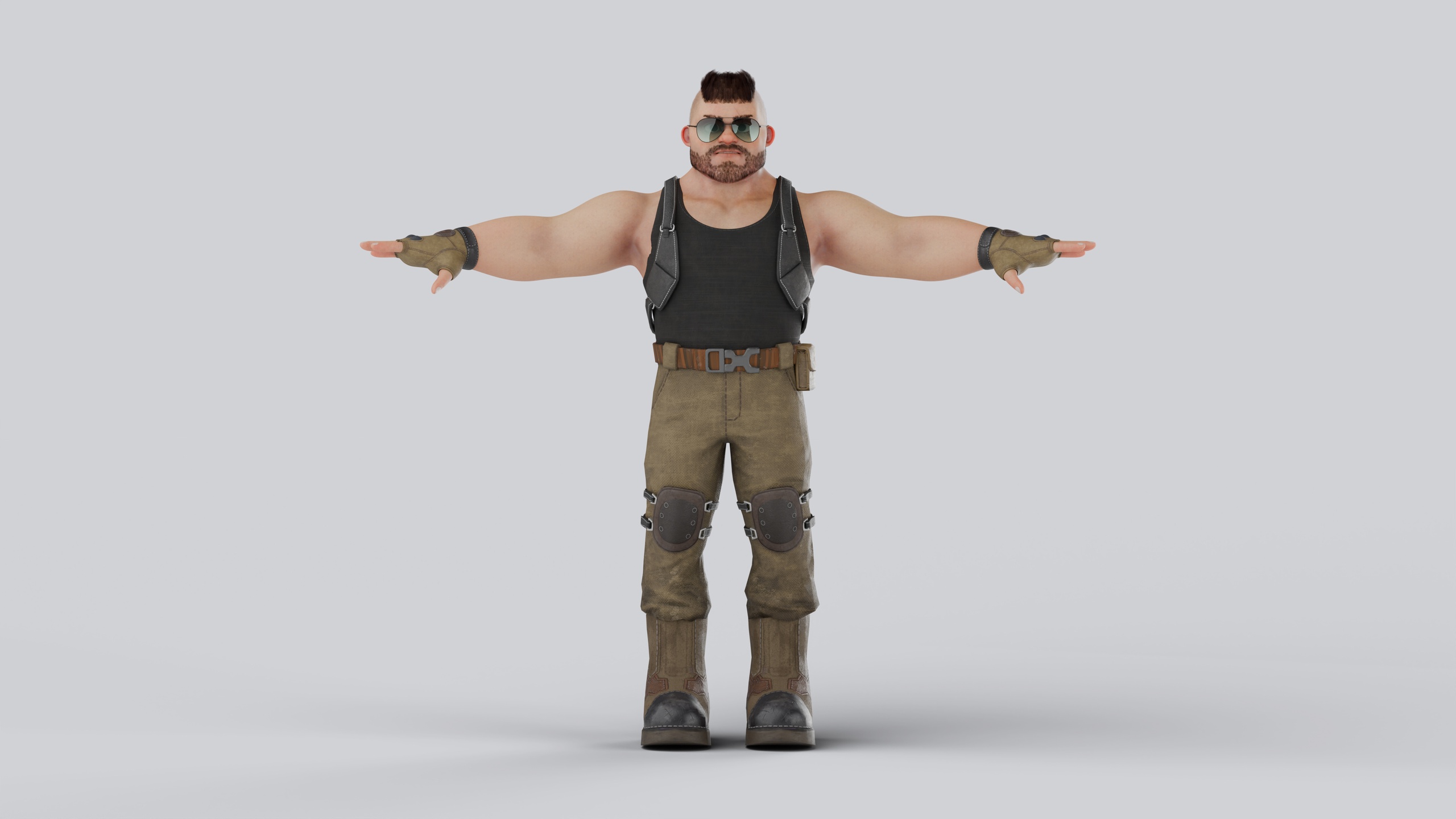 Media 1 for listing Adventure Character Fully Rigged Game Ready