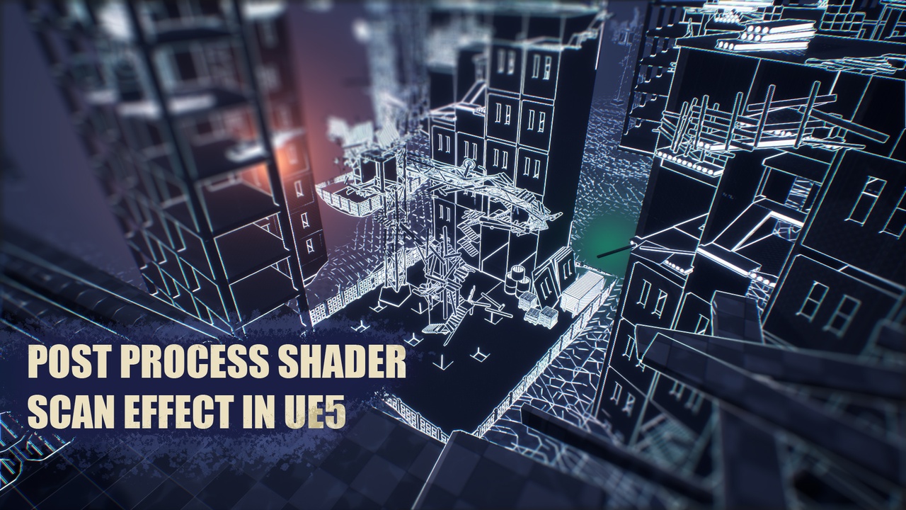 Media 1 for listing Post Process Shader - Scan Effect