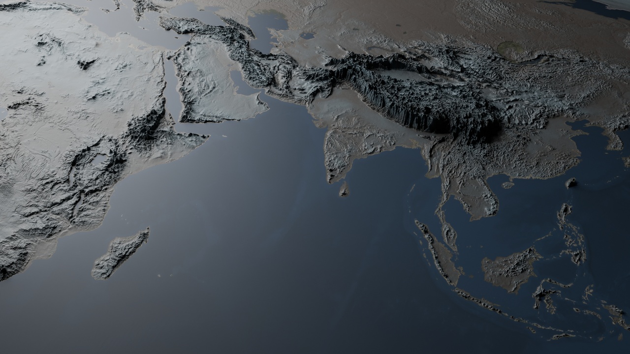 Media 1 for listing High-Resolution 3D Earth Map - Geometry Node
