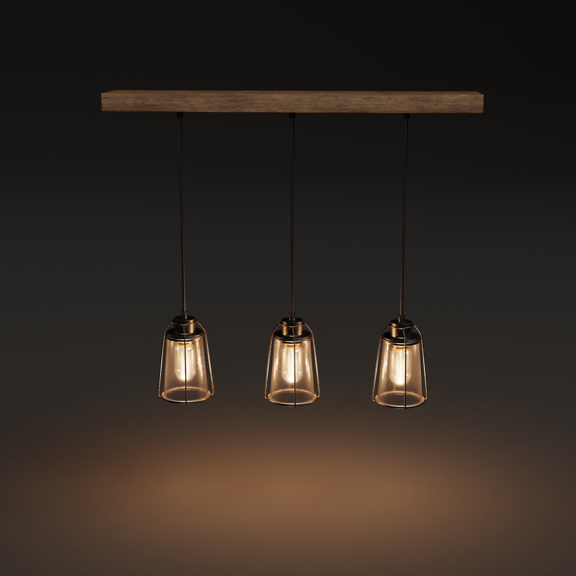 Media 1 for listing Glass Light - Pendant Chandelier