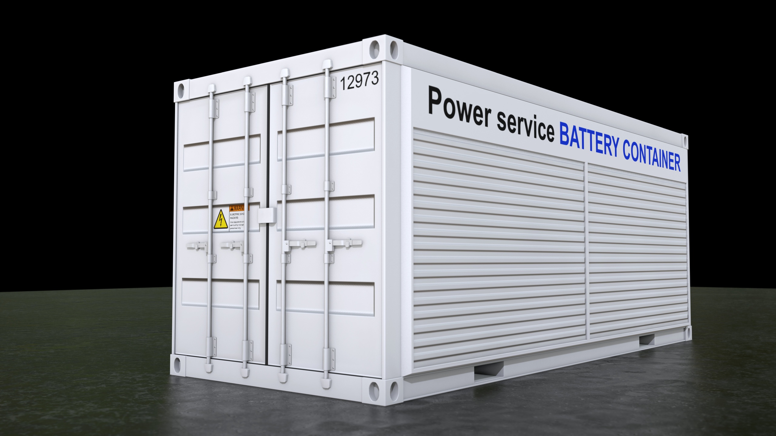 Media 1 for listing Container Battery Storage System 4k PBR
