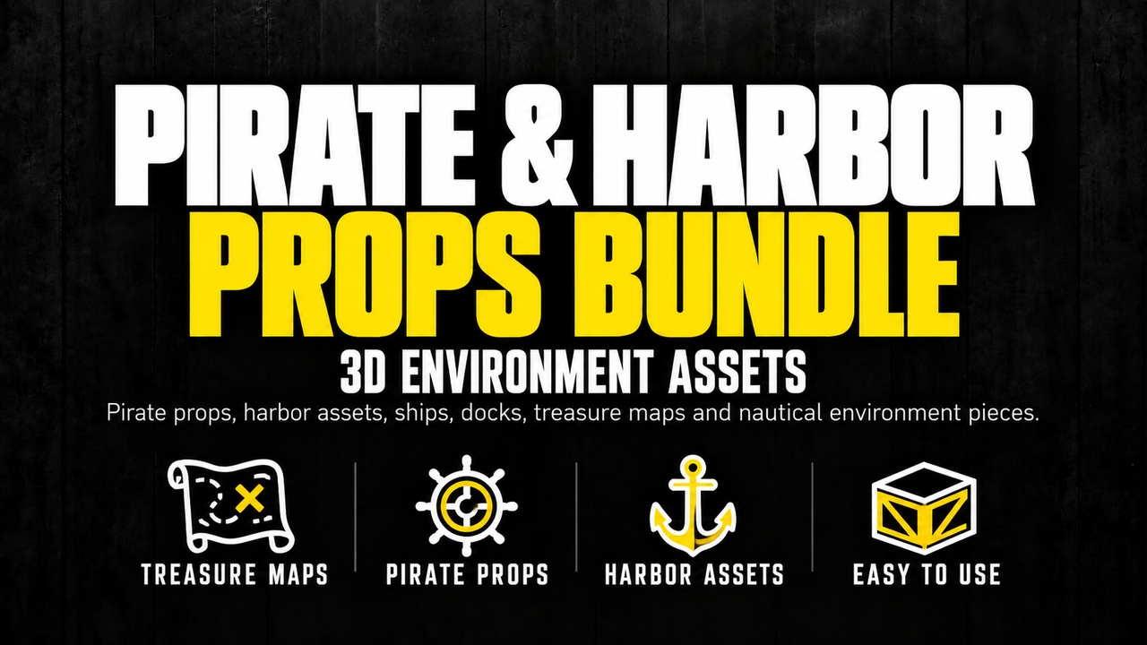 Media 1 for listing Pirate & Harbor Props Bundle