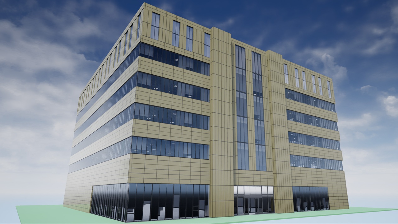 Media 1 for listing Modular Office Building (with Interior detailed)