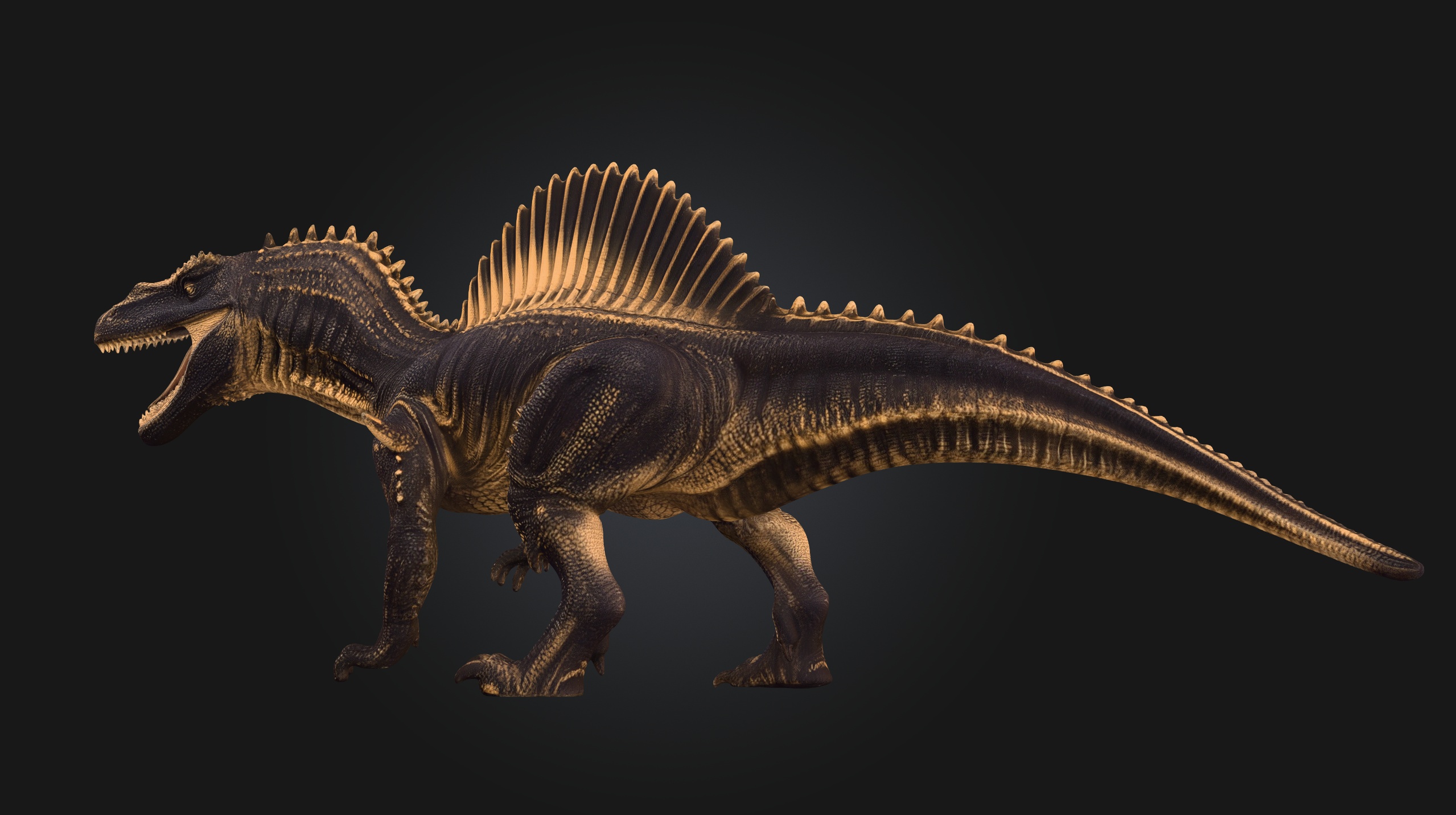 Media 1 for listing Spinosaurus Dinosaur Theme Park Statue