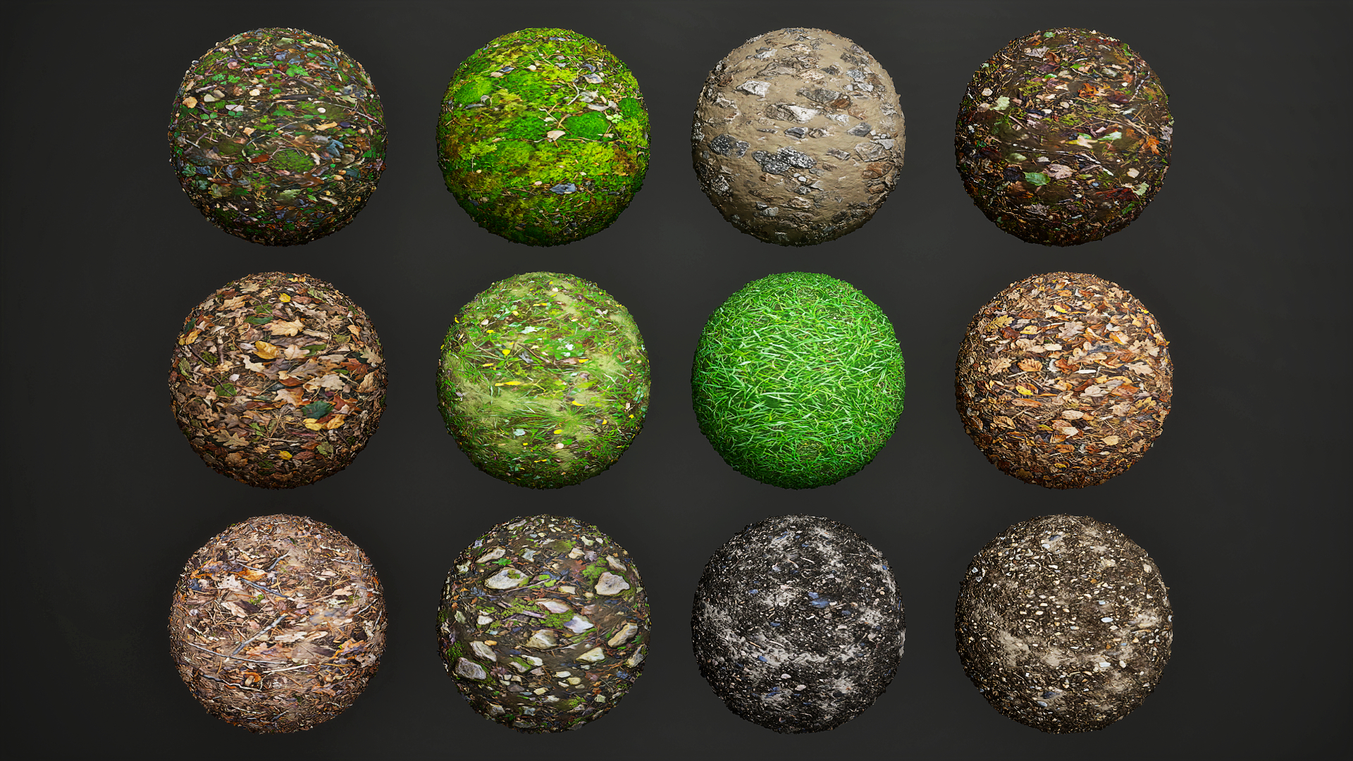Realistic Materials - Forest Ground 1 | Fab