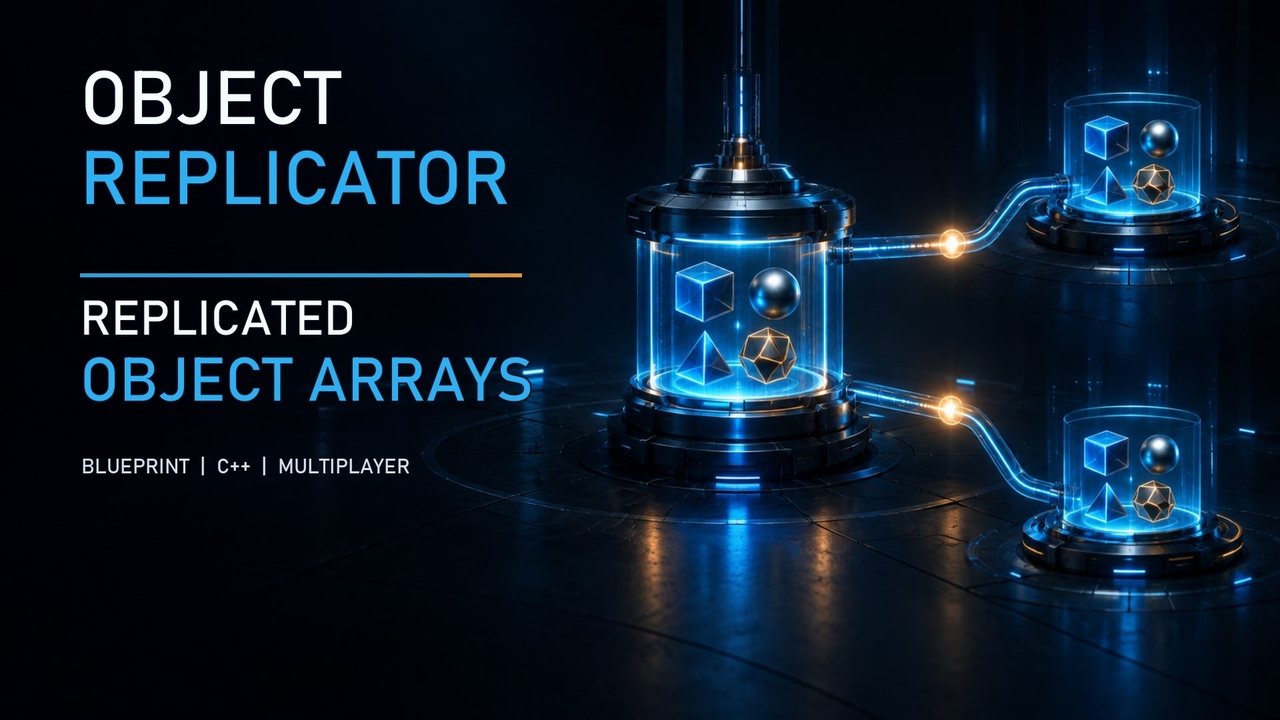 Media 1 for listing Object Replicator - replicate objects using blueprints or C++