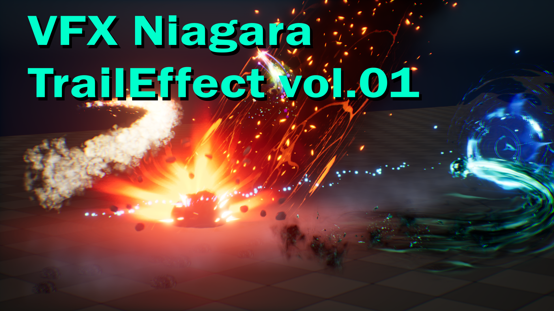 VFX Niagara TrailEffect vol.01 | Fab