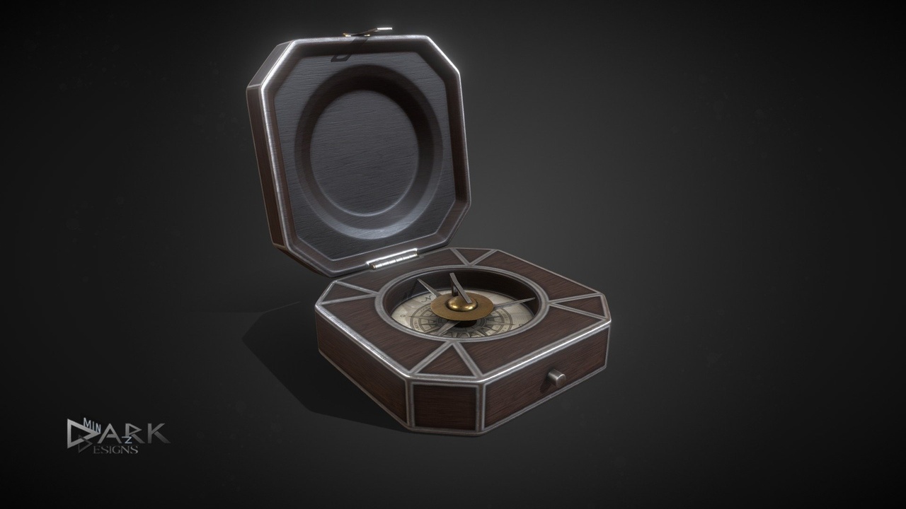 Media 1 for listing A Vintage Pocket Compass