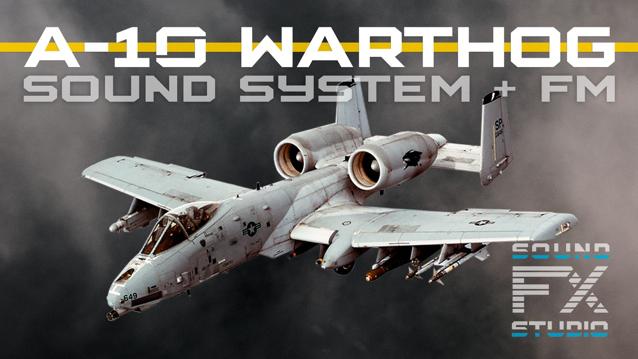 Media 1 for listing A-10 Warthog Turbofan Aircraft: Sound System + Flight Model