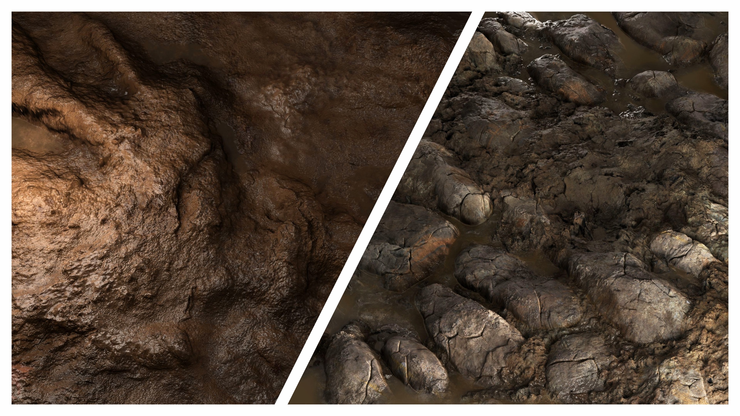 Media 1 for listing Muddy Path 8K PBR Texture Combo