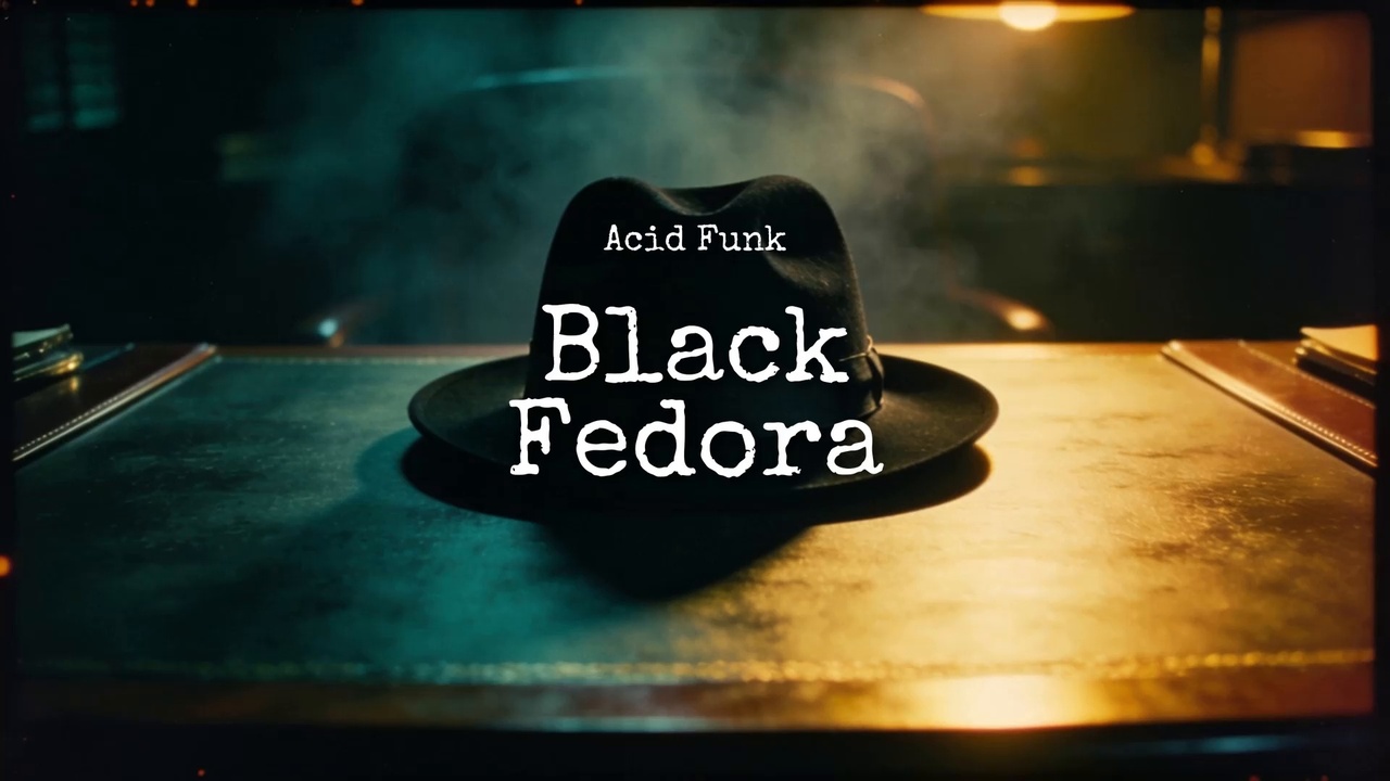 Media 1 for listing Black Fedora / Acid Funk