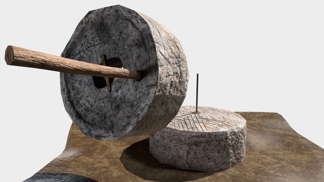 Media 1 for listing Hand mill of Roman legionaries