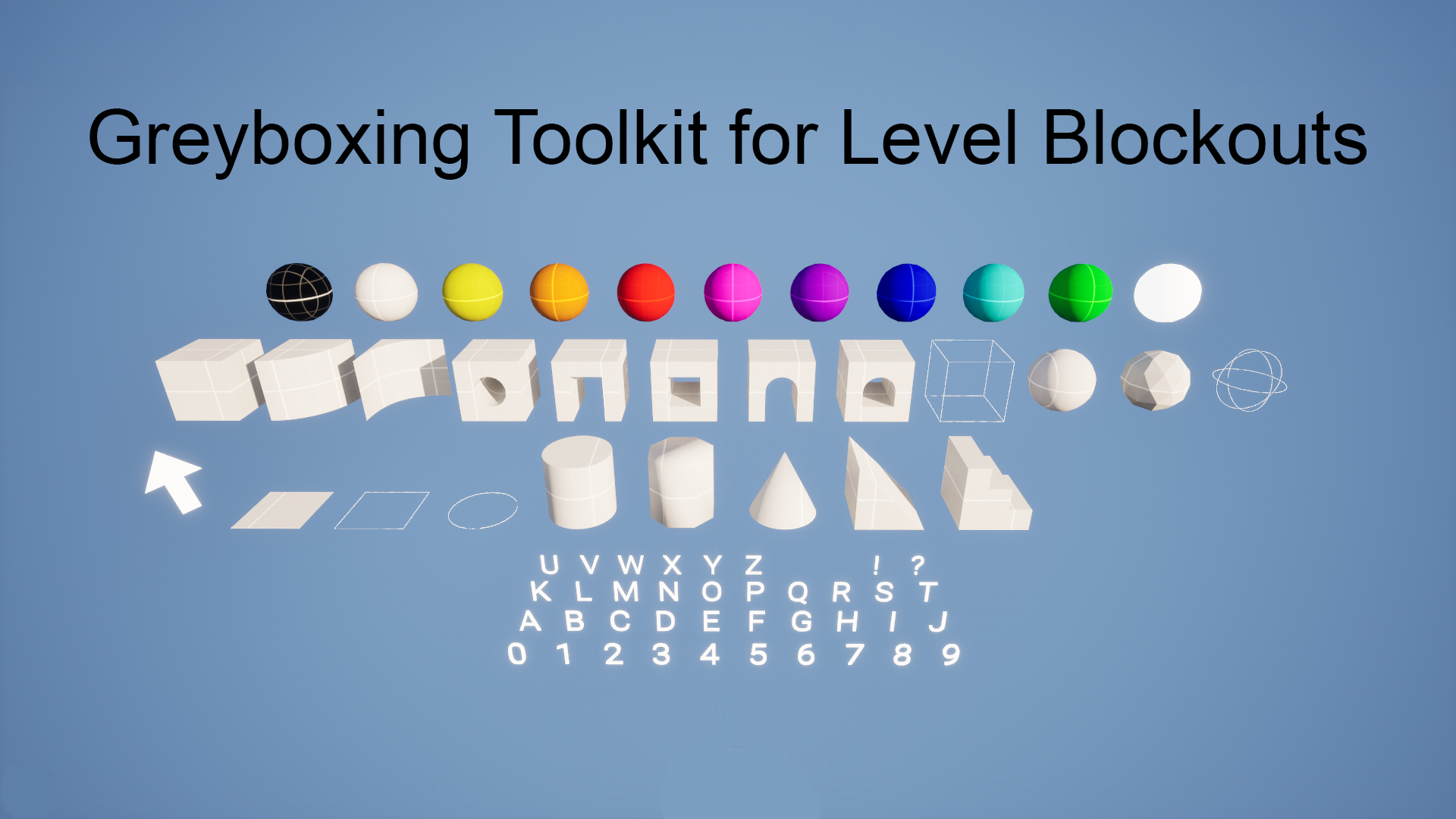 Modular Greyboxing Toolkit for Level Blockouts | Fab