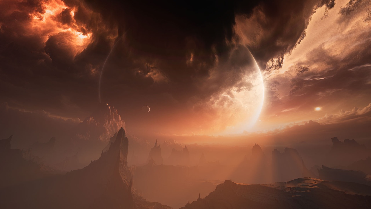 Media 1 for listing Matte Painting Skybox Pack: Sci Fi Skies II