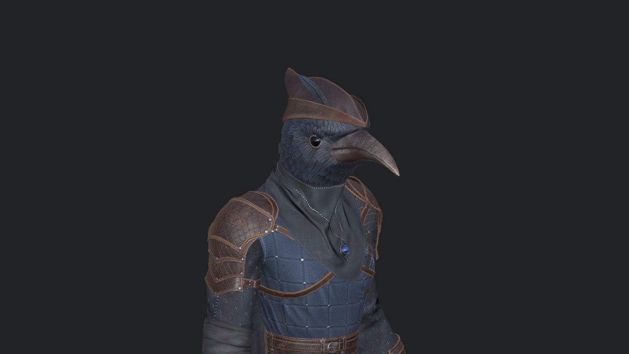 Media 1 for listing Raven - Modular Character