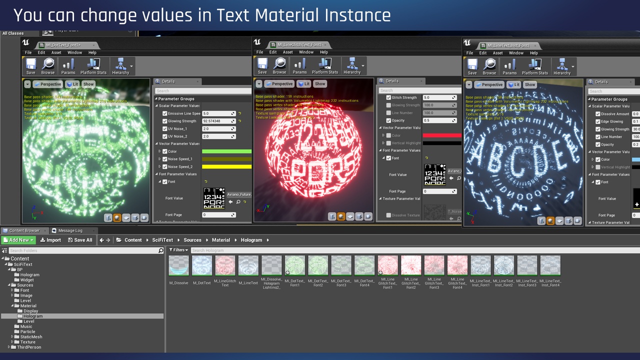 Media 1 for listing Hologram Text Pack
