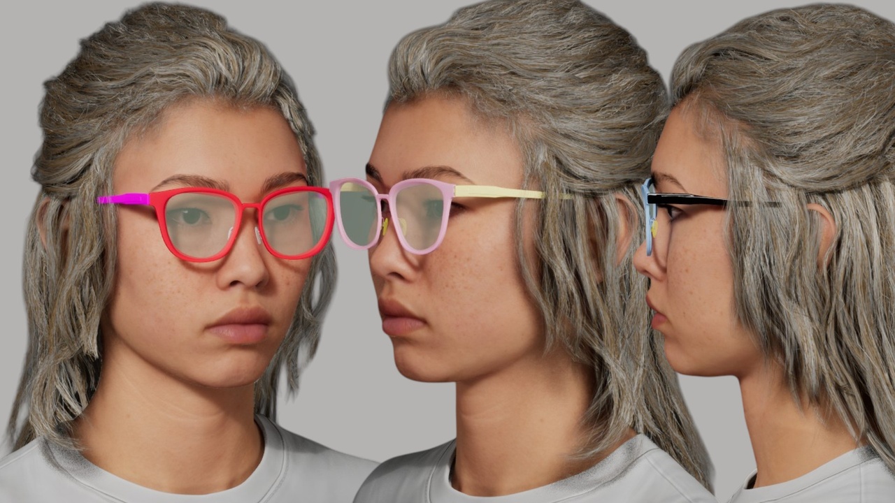 Media 1 for listing Axis Glasses - Metahuman Compatible - Fully Customizable
