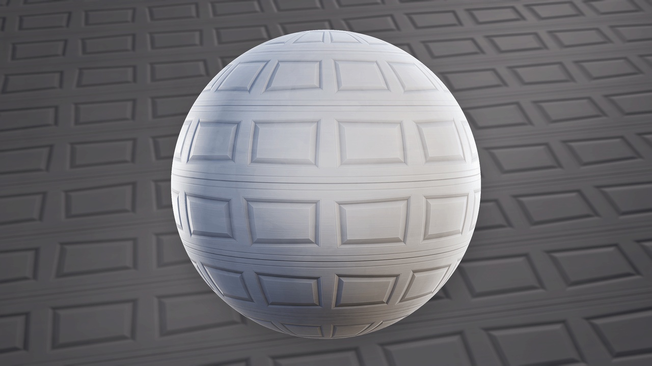 Media 1 for listing Stylized Garage Door 01A - Material