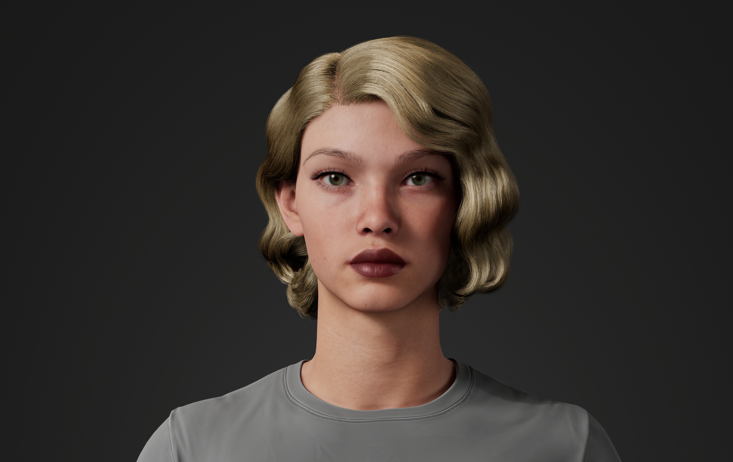 Media 1 for listing Fingerwave Bob | Metahuman Groom